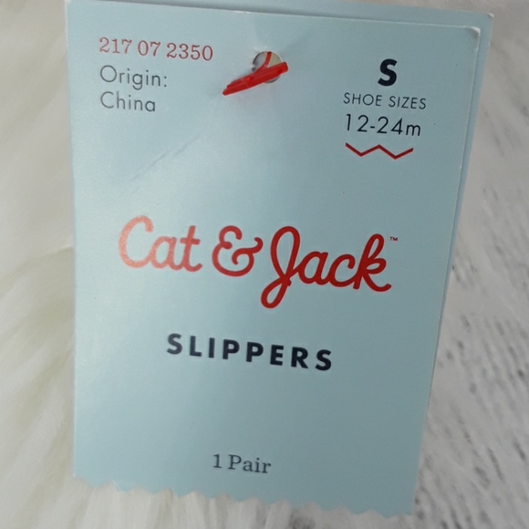 CAT & JACK Girls Unicorn Slippers - Picture 3 of 5